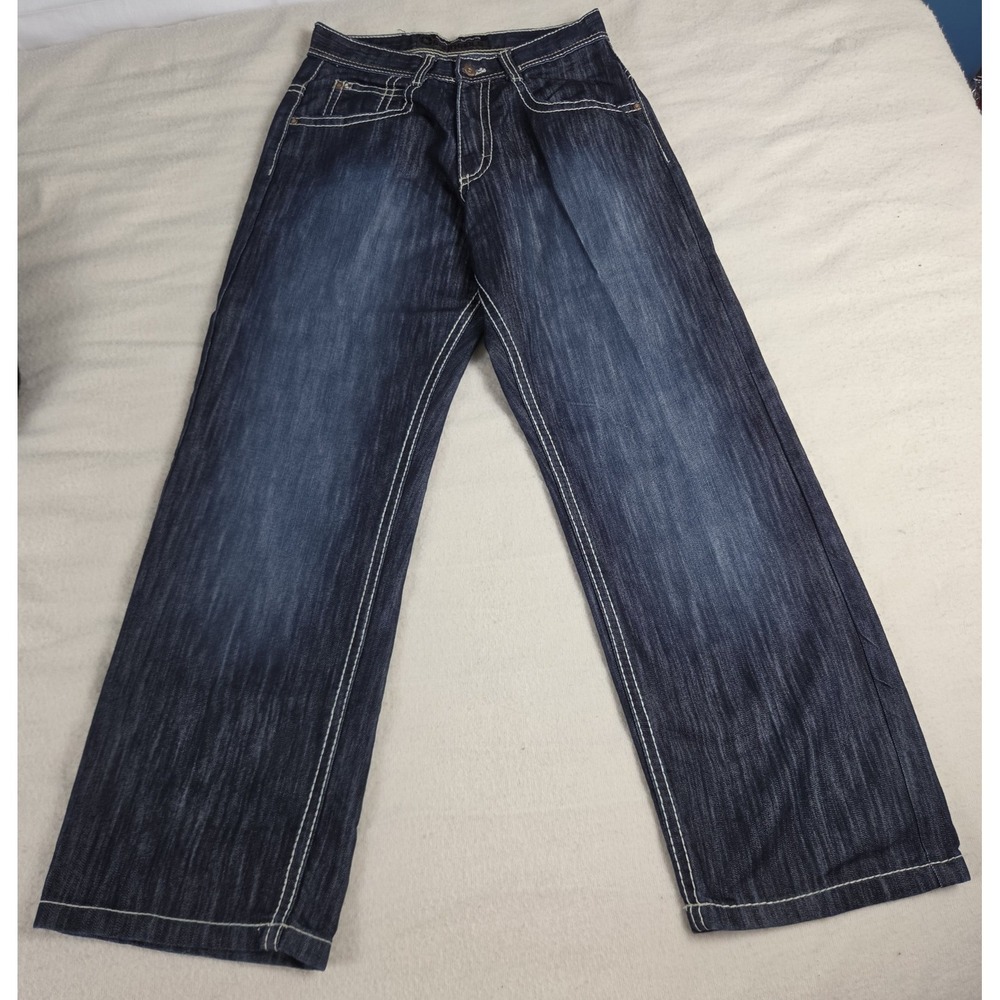 Vtg Southpole Jeans Skater Wide Leg Large Pockets  32 X 32